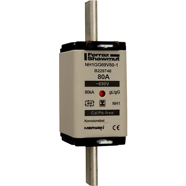 Mersen NH-Sicherungseinsatz SG Gr.1 gG 80A/690V KM NH1GG69V80-1